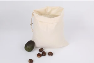 Kiristysnauhat Organic Shopping puuvillapussit